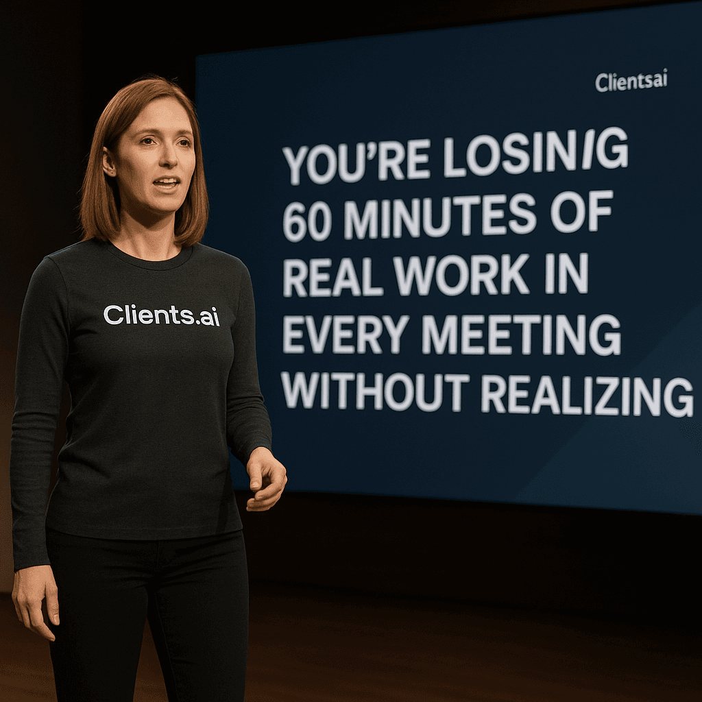 Image from Kyle Campbell's LinkedIn post: “alright so we're in this team meeting and someone's up on stage running through a deck and”