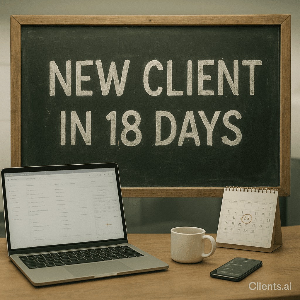 Image from Kyle Campbell's LinkedIn post: “18 days of testing ads, switching funnel templates, and still no steady bookings”